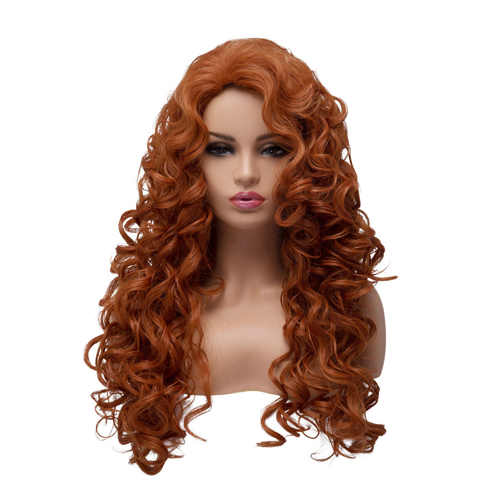 Red Curly Wavy Long Hair